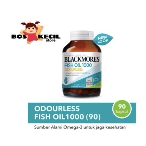 Blackmores Odourless Fish Oil 1000 BPOM KALBE 90 tablet