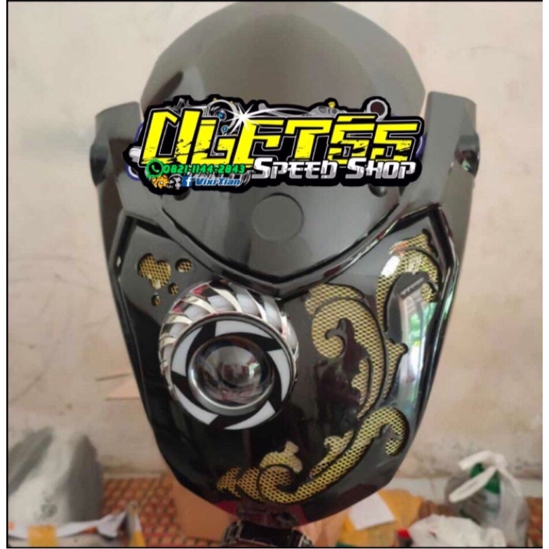 lampu depan vixion new lightening #headlamp #headlamp_custom #headlamp_vixion #headlamp_projie