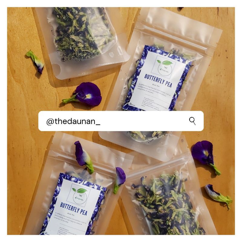 

Teh kembang telang/Butterfly pea flower tea (Teh Biru/Blue Tea) 10gr