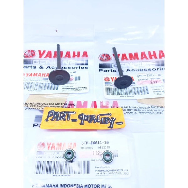 Payung klep 5TP plus seal klep Yamaha Jupiter z lama Jupiter z burhan Vega r new ori