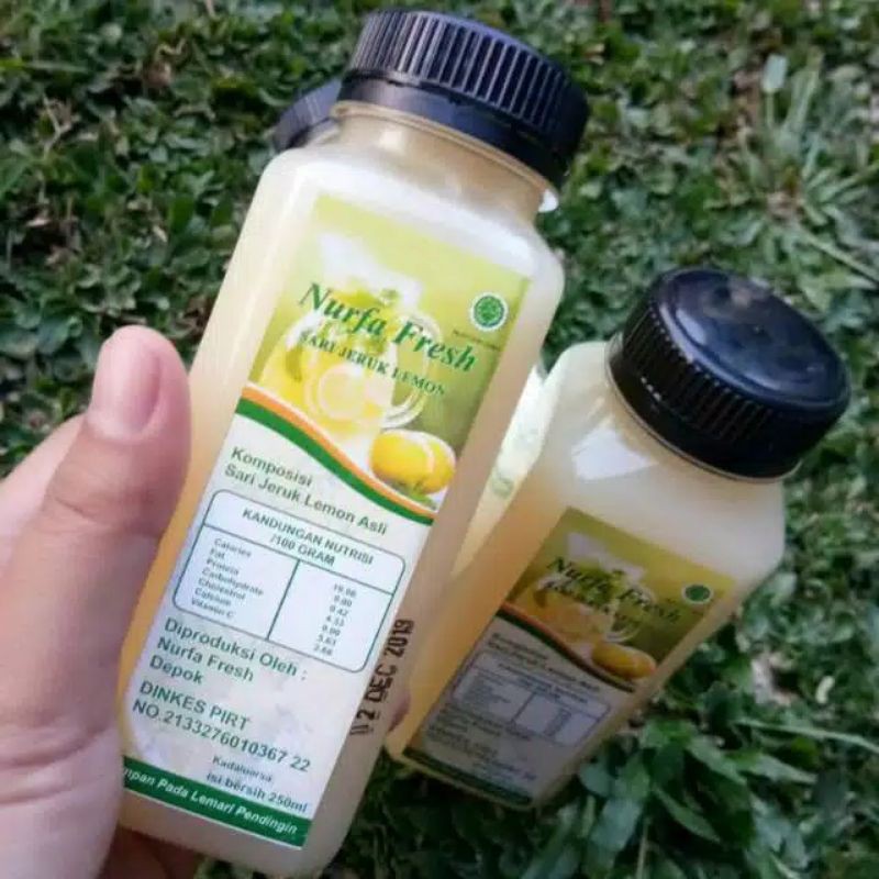 

nurfa fresh | sari lemon botol