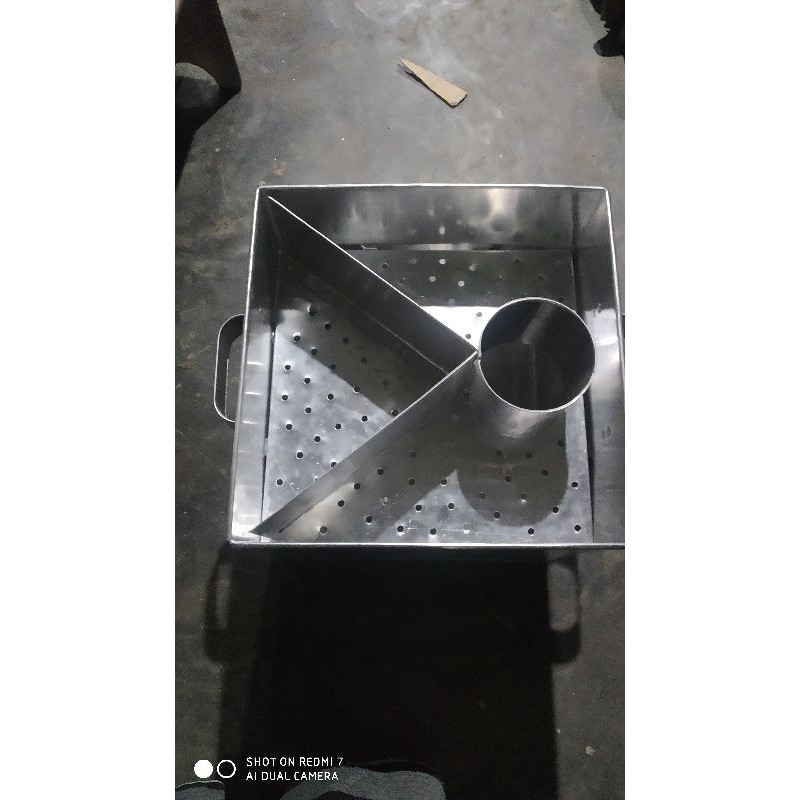dandang bakso kotak sekat 3 uk 40×40×40