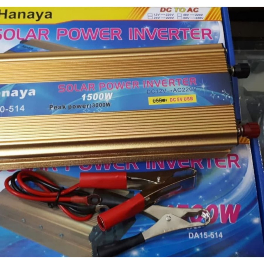 POWER INVERTER DC TO AC HANAYA 12V 1500W ORIGINAL