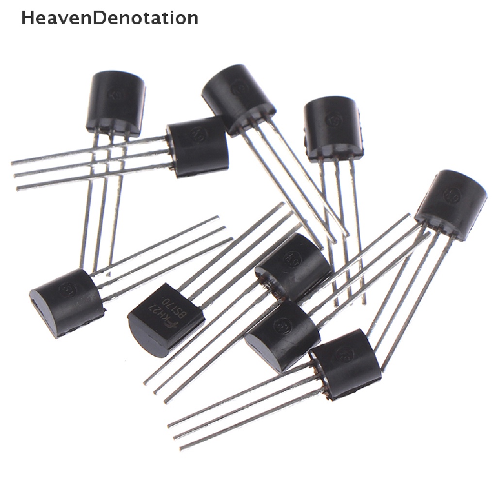 10pcs Bs170 To-92 In Line Field Effect Transistor