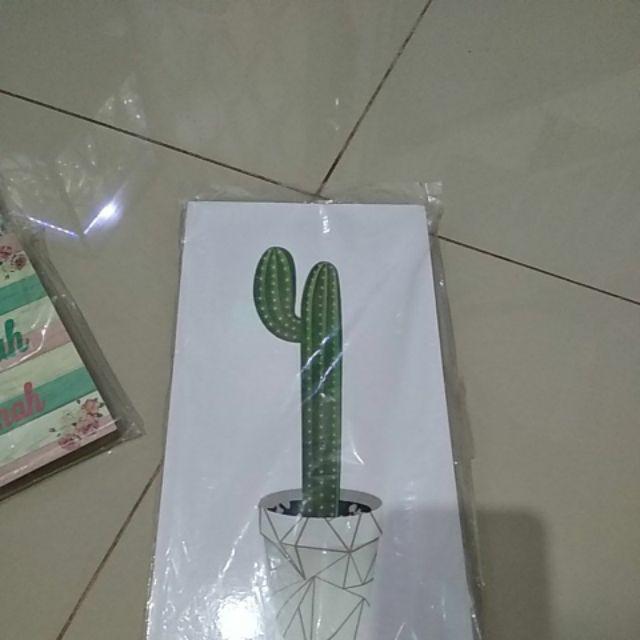 Poster Kayu Vitage Hiasan Dinding Tanaman Bunga Abstrak Dekorasi Rumah Cafe Kantor