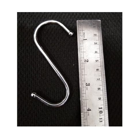 Gantungan Pengait Sling Hook Letter S Chrome 7,7cm