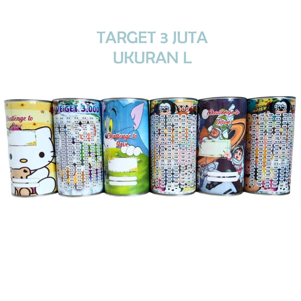 CELENGAN ANAK TARGET KARAKTER MOTIF LUCU [SWEETSPACE]