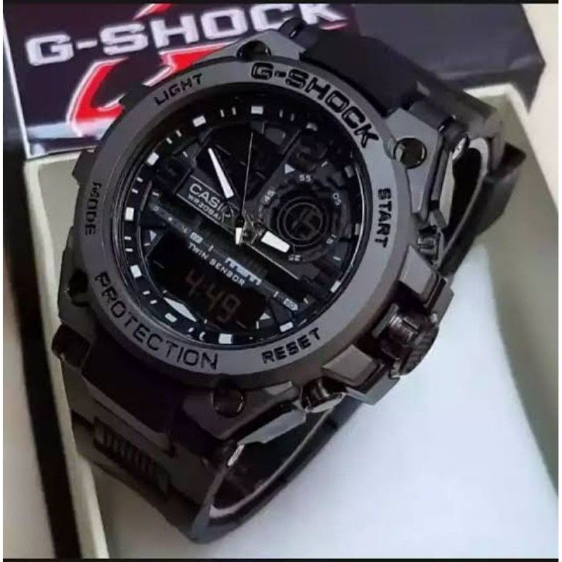 Jam Tangan Cod ✅ Pria Gshok G Shock G-Shock Gst 8600 Anti Air Ring Besi Metal X5M7 Casual Murah Mode