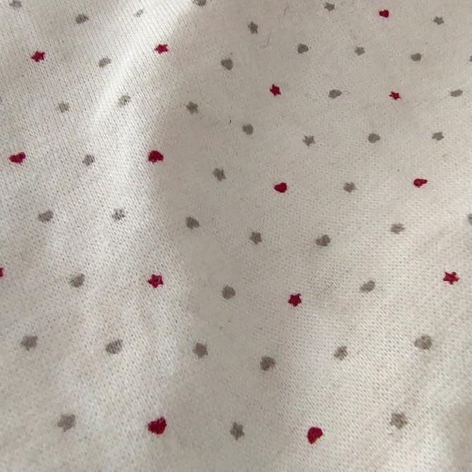 bahan kain kaos meteran motif bintang hati