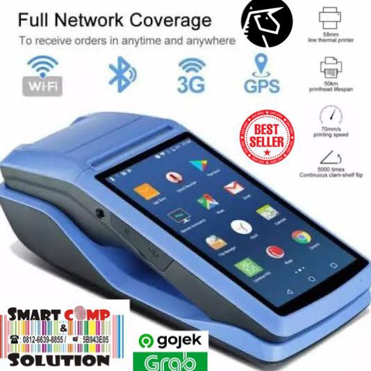 

Monggo] Android Pos Plus Docking Unicorn 58 Mm 3G Nfc Moka Pos