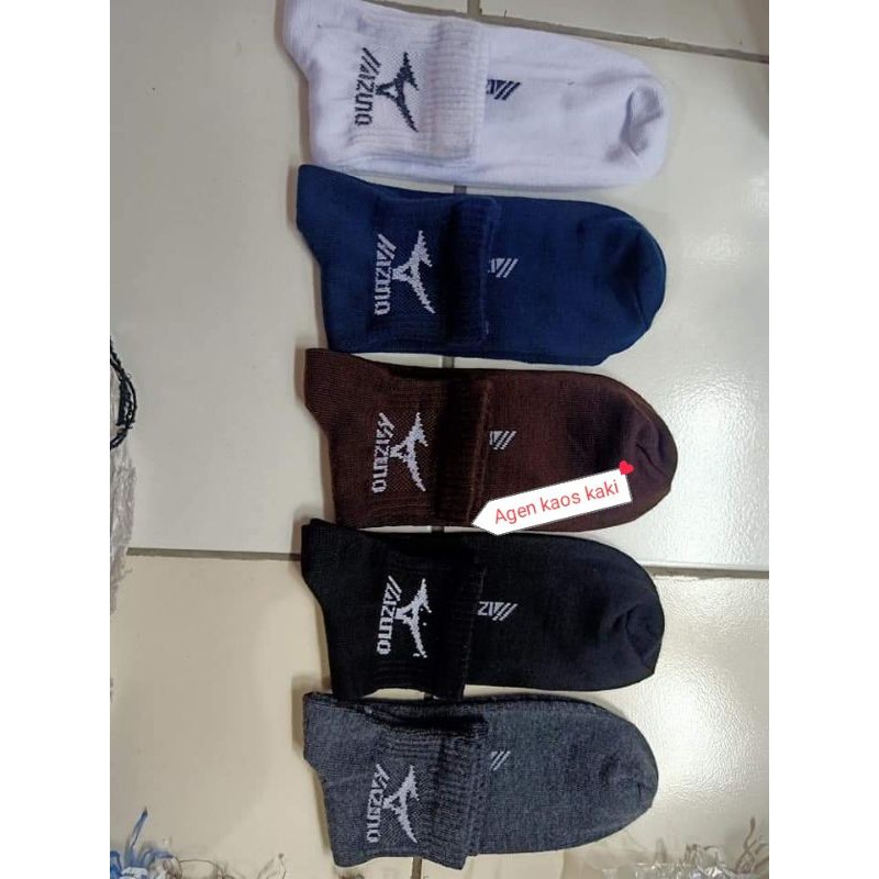 ( 5 pasang ) kaos kaki sport Mizuno pria &amp; wanita dewasa