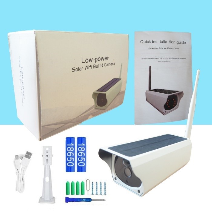 Ip Camera Solar Panel Surya - CCTV Wifi Tenaga Matahari HD 1080P