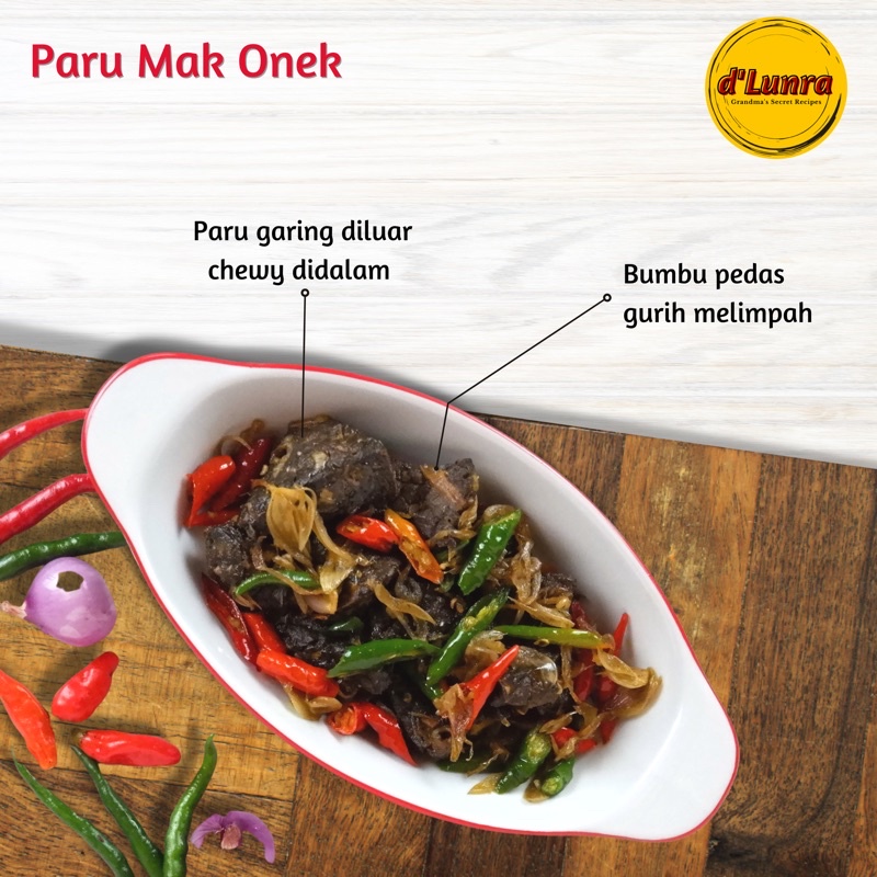 

Paru Balado | Paru Pedas Gurih | Paru Goreng 200gr