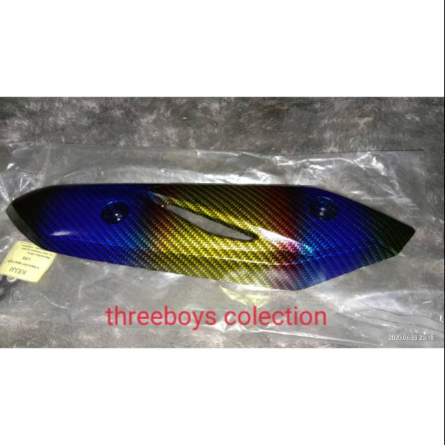 cover tameng knalpot beat fi variasi carbon