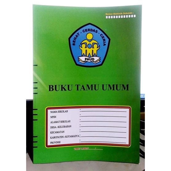 

BUKU TAMU UMUM UNTUK GURU TK/PAUD