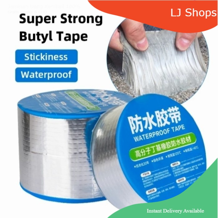 

Lakban Anti Bocor TR1 Aluminium Foil Waterproof 5cmx3m