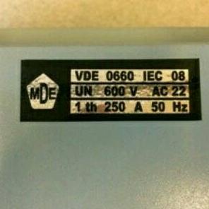 ohm saklar MDE GZ 4P 250A/ohm saklar 4phase 250A PLN-0-GENSET/@MDE terlaris