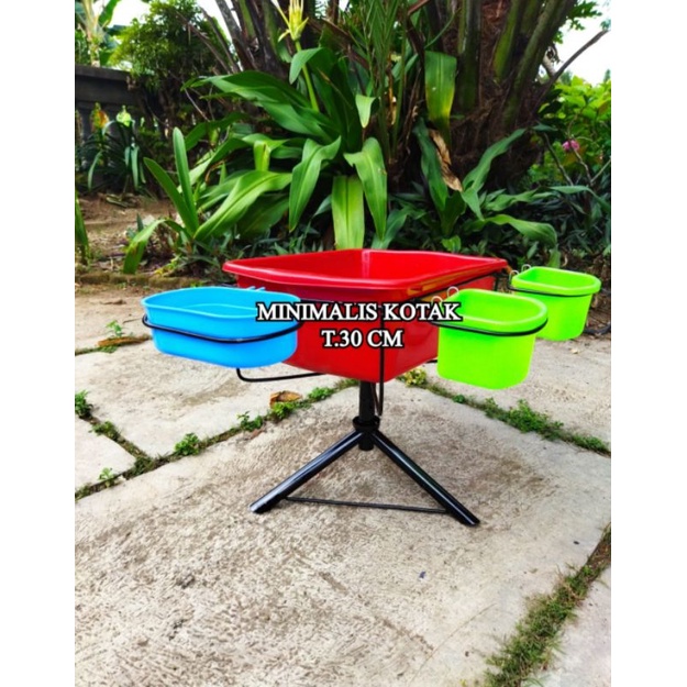 Tempat pakan ternak murai T.30cm