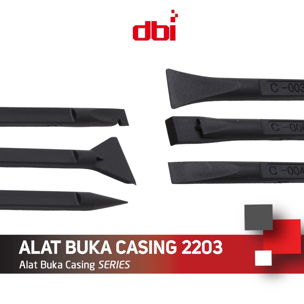 Alat Pembuka Casing Plastik 10 in 1 (20 Mata) / Pembuka Casing Handphone 2203