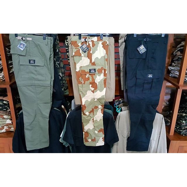 Celana Panjang PDL / Cargo Alpina Bahan Ribstok Langsung Size 33 - 36