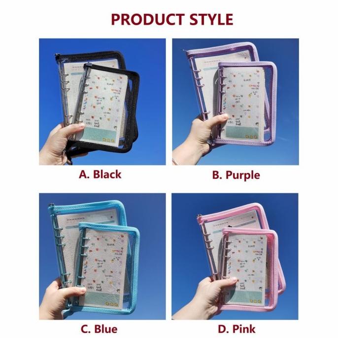 

Office & Stationery | Document Organizer | Binder A6 Resleting Pvc Zipper Color | Best Seller