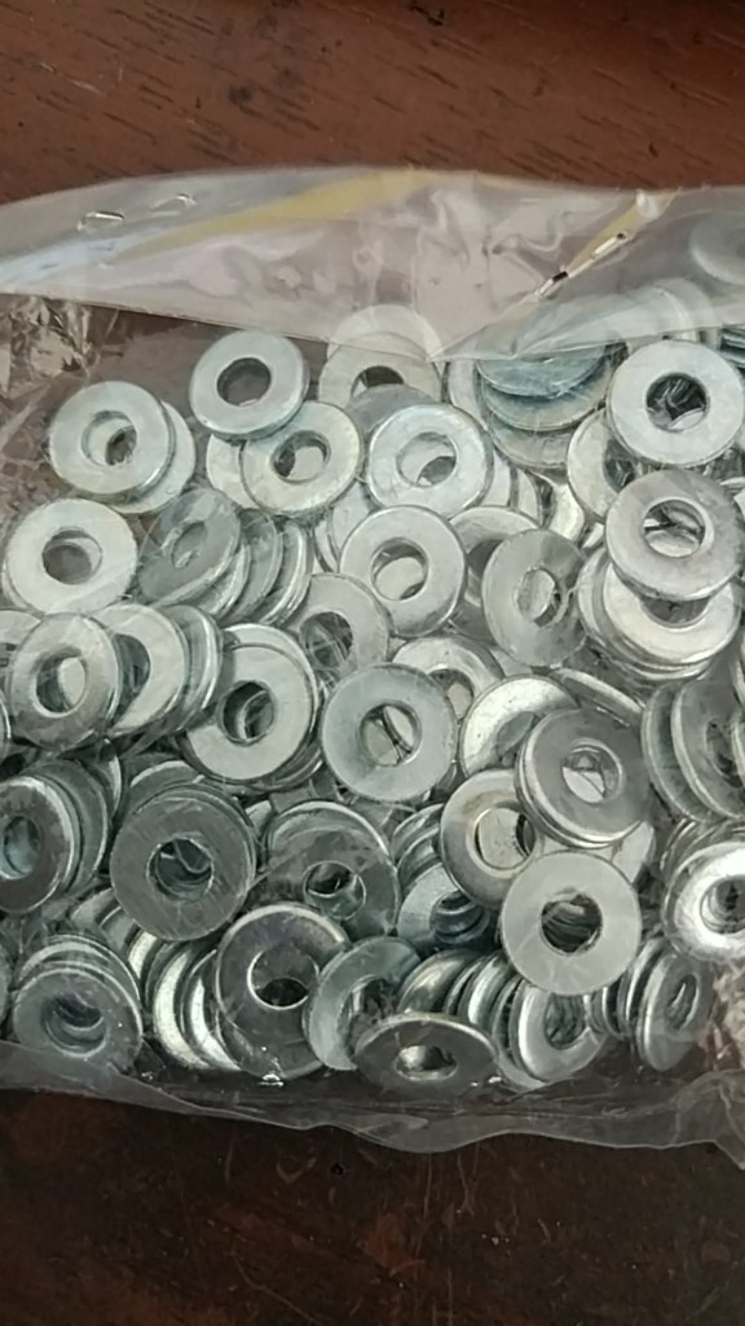 Bisa Bayar Di Tempat 10 Pcs M4 Ring Plat Putih (washer Plate)