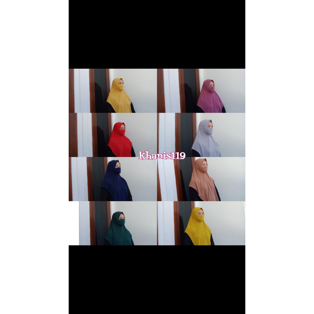 NIQAB/ KRUDUNG MASKER /NIQAB HIJAB INSTAN