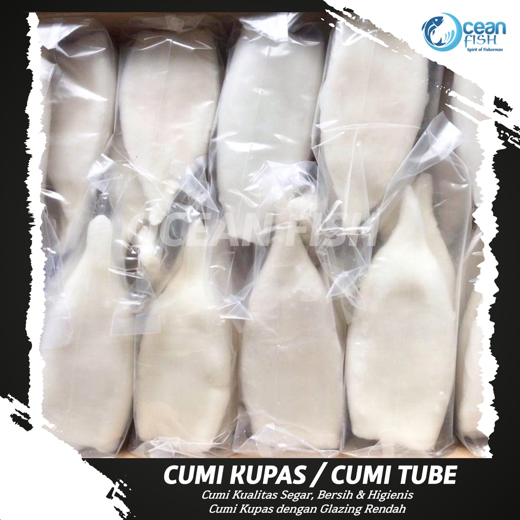 

Cumi Kupas Frozen PREMIUM/Cumi Tube/Cumi Kupas Tanpa Kepala