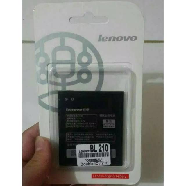 Baterai original Lenovo BL210 , S820,  A656 , S650 ,  S658t , S820E , A606 , A766 , A828t , A536