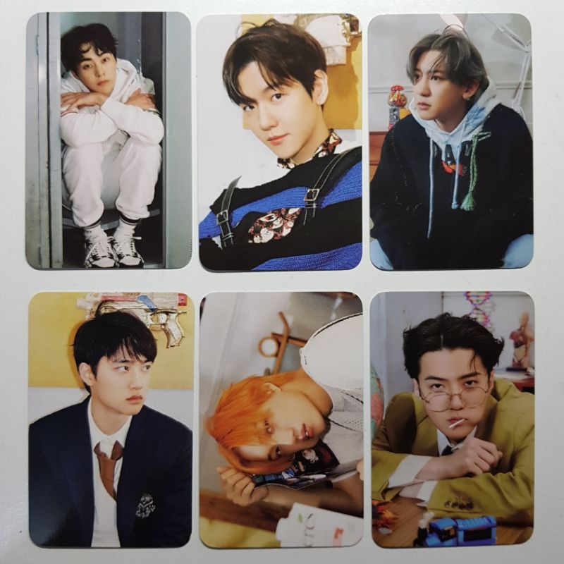 [Ready Stock] EXO 2021 Album Special Don't Fight The Feeling Official XR Gallery Photocard Xiumin Ba