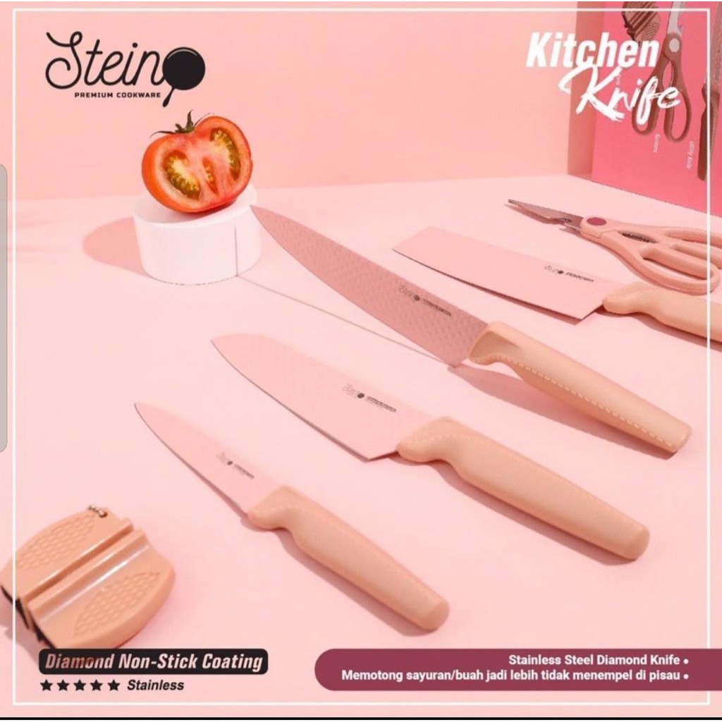 Stein Pisau Dapur/Stein Diamond Knives 6 in 1 Set