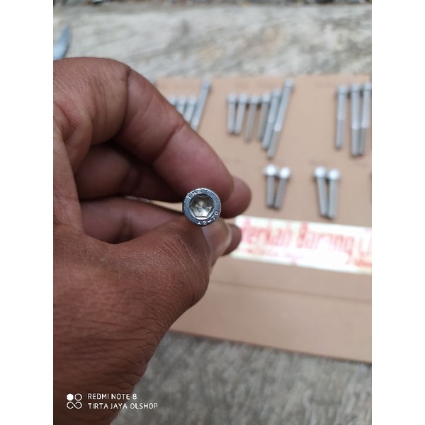 baut L stainles THE A2-70 bak blok kopling honda cb gl 100 max pro cdi series neotek megapro tiger