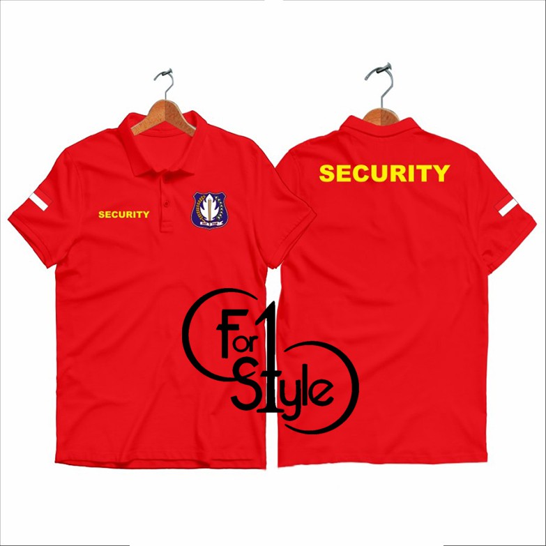 Polo security kode 03 - Polo Shirt Kaos Kerah SECURITY S ERAGAM SATPAM