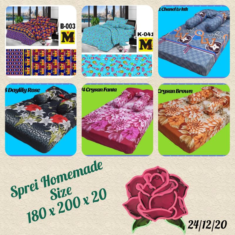 Sprei Homemade 180 x 200