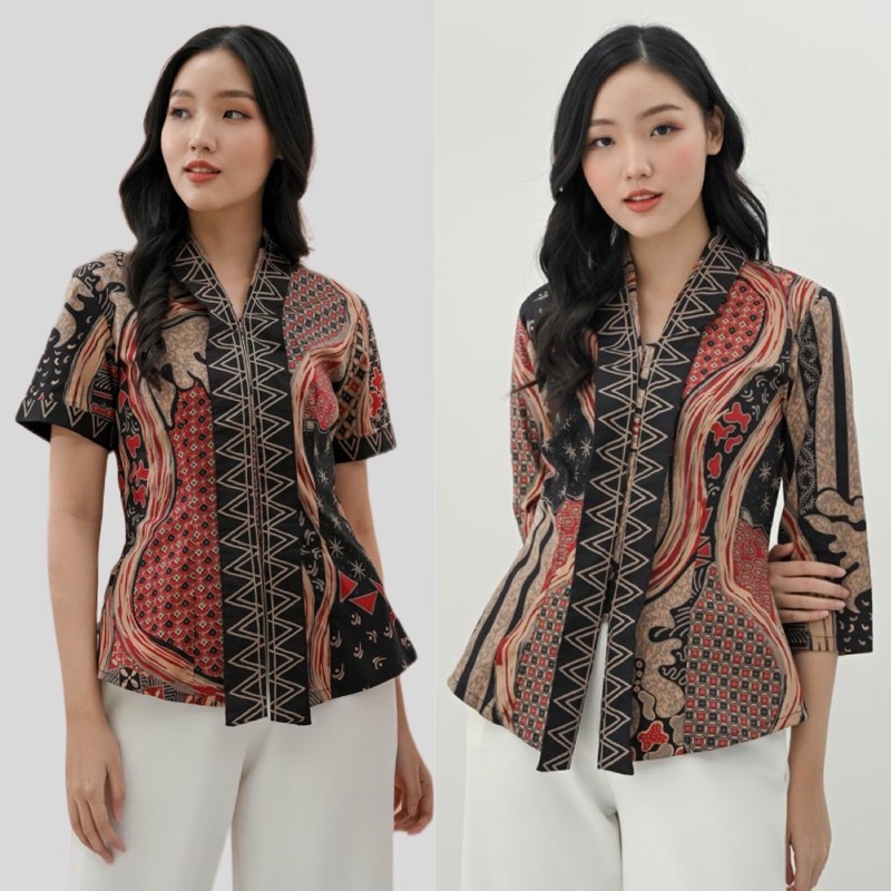 Atasan Batik 292 MTS/ Blouse Batik Wanita Modern