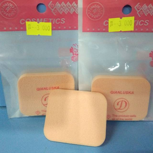 Tutul Bedak Spons Kotak