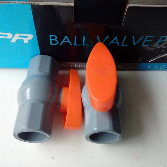 Balvalep / Ball Valve PVC Poloss 3/4&quot;