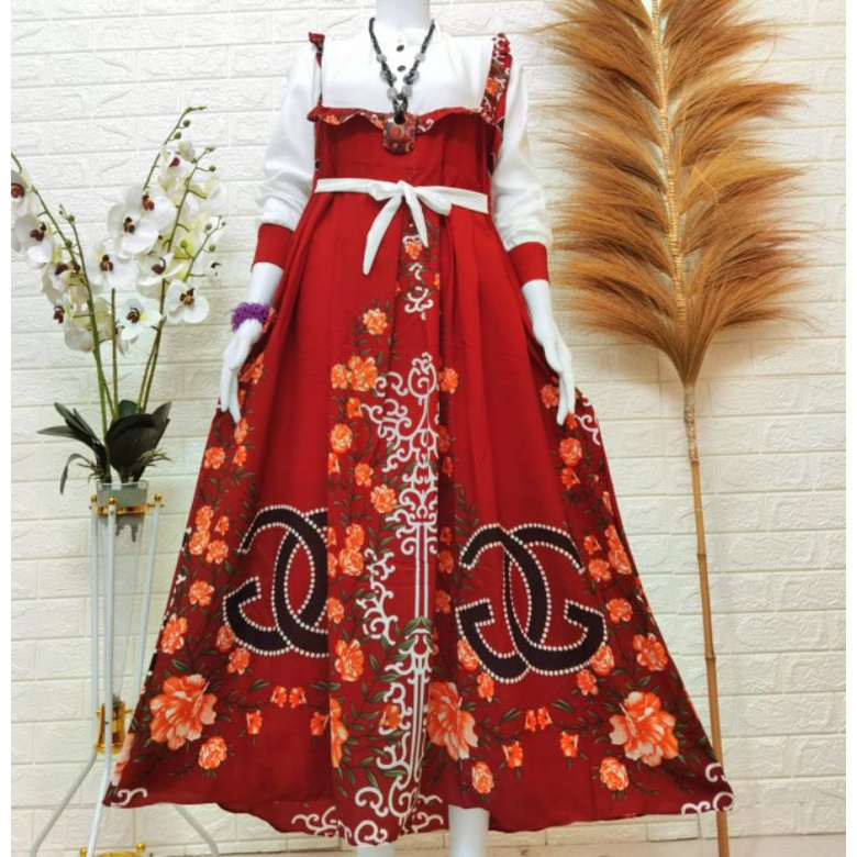 gamis SHR GG Rompi/gamis SHR rumbai/gamis SHR