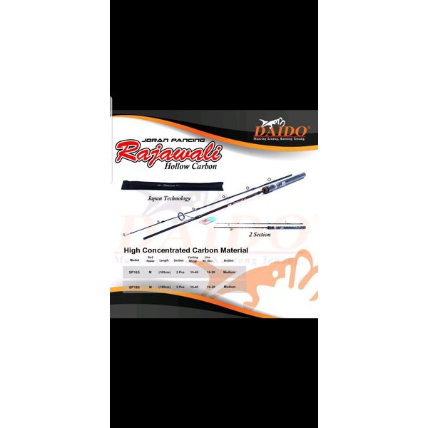 joran daido rajawali 165