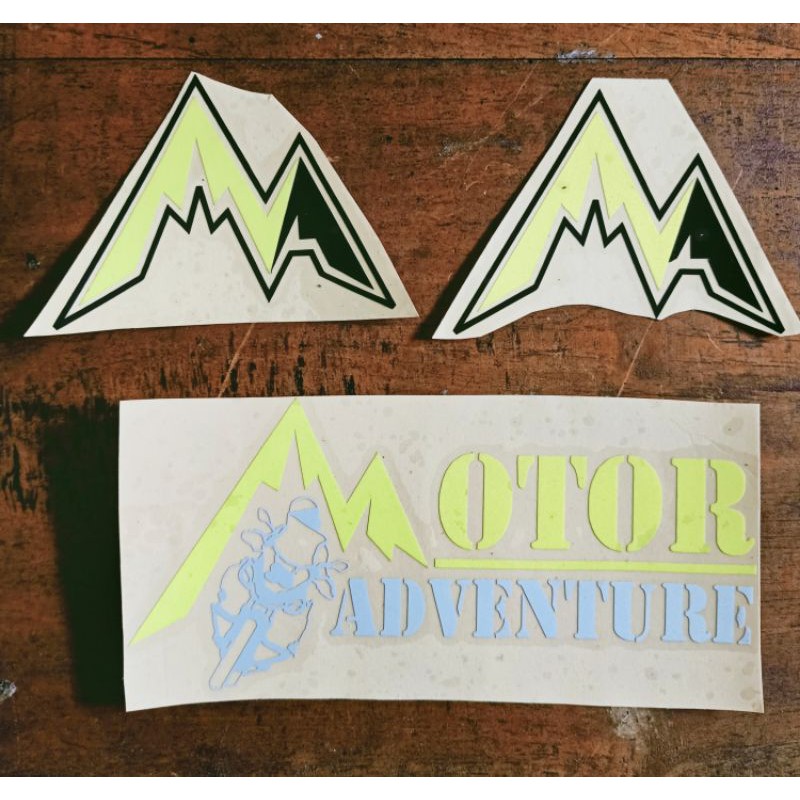 sticker motor adventure