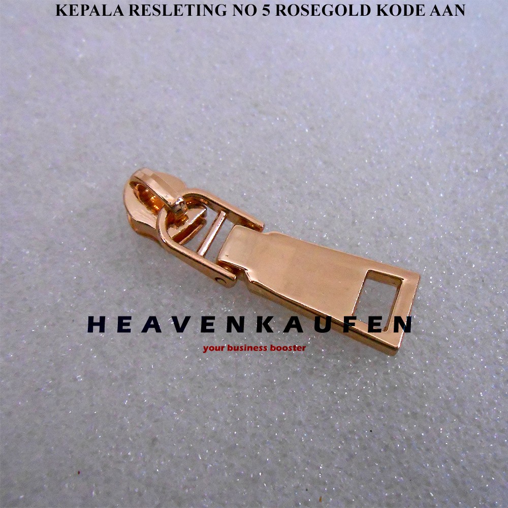 Kepala Resleting Kepala Zipper No 5 Rose Gold Kode AAN Bagus Tarikan Tebal