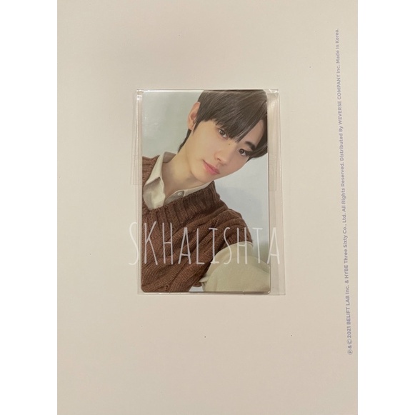 RPC RANDOM PC PHOTOCARD DVD SUNGHOON PASSPORT + PASSPORT CASE NI-KI ENHYPEN