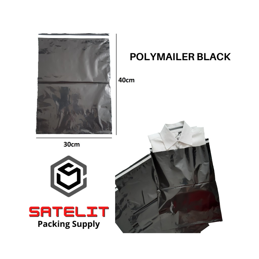 

PLASTIK POLYMAILER 30X40 HITAM PACKING OLSHOP MALANG