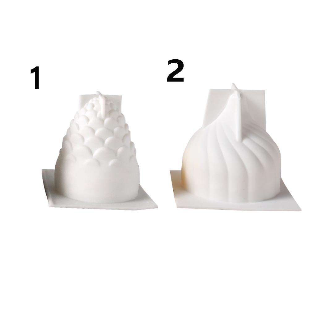 R-flower 3D Silicone Candle Mold Ornament Cetakan Sabun Clay Alat Cetakan Bawang