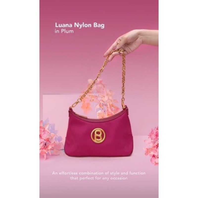 buttonscarves luana bag plum