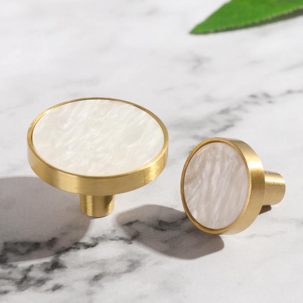 Top 1PC Knob Pintu Perabotan Kamar Mandi Tarikan Laci Pastoral Tembaga Elegan