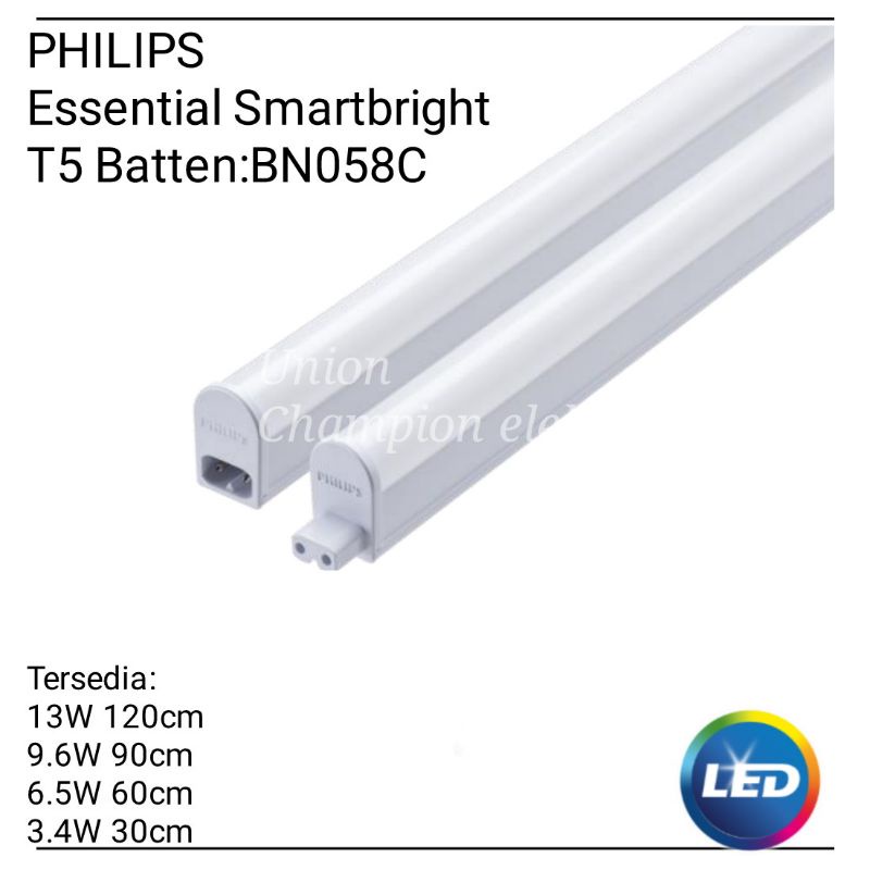 Lampu Philips T5 LED 13W Essentials Smartbright Philips BN058C 13 Watt L1200mm