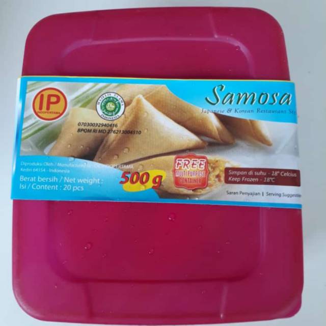 

Samosa IP Indopertama 500gr Malang Raya