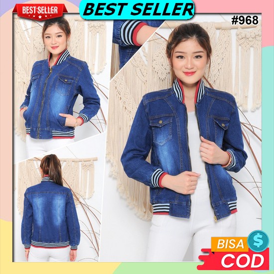 Jaket Oversize Jacket Wanita Cewek Jins Denim Jeans Korea Jumbo M Ew69 Gs671 Jaket Jeans Levis Wani 