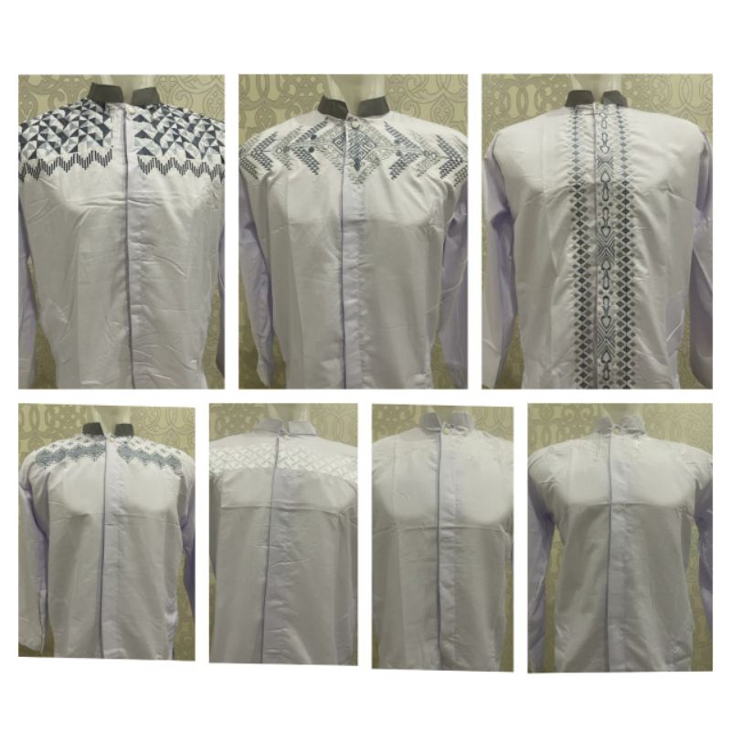 Baju koko Pria Bordir / Baju koko laki laki / takwa / atasan muslim Pria